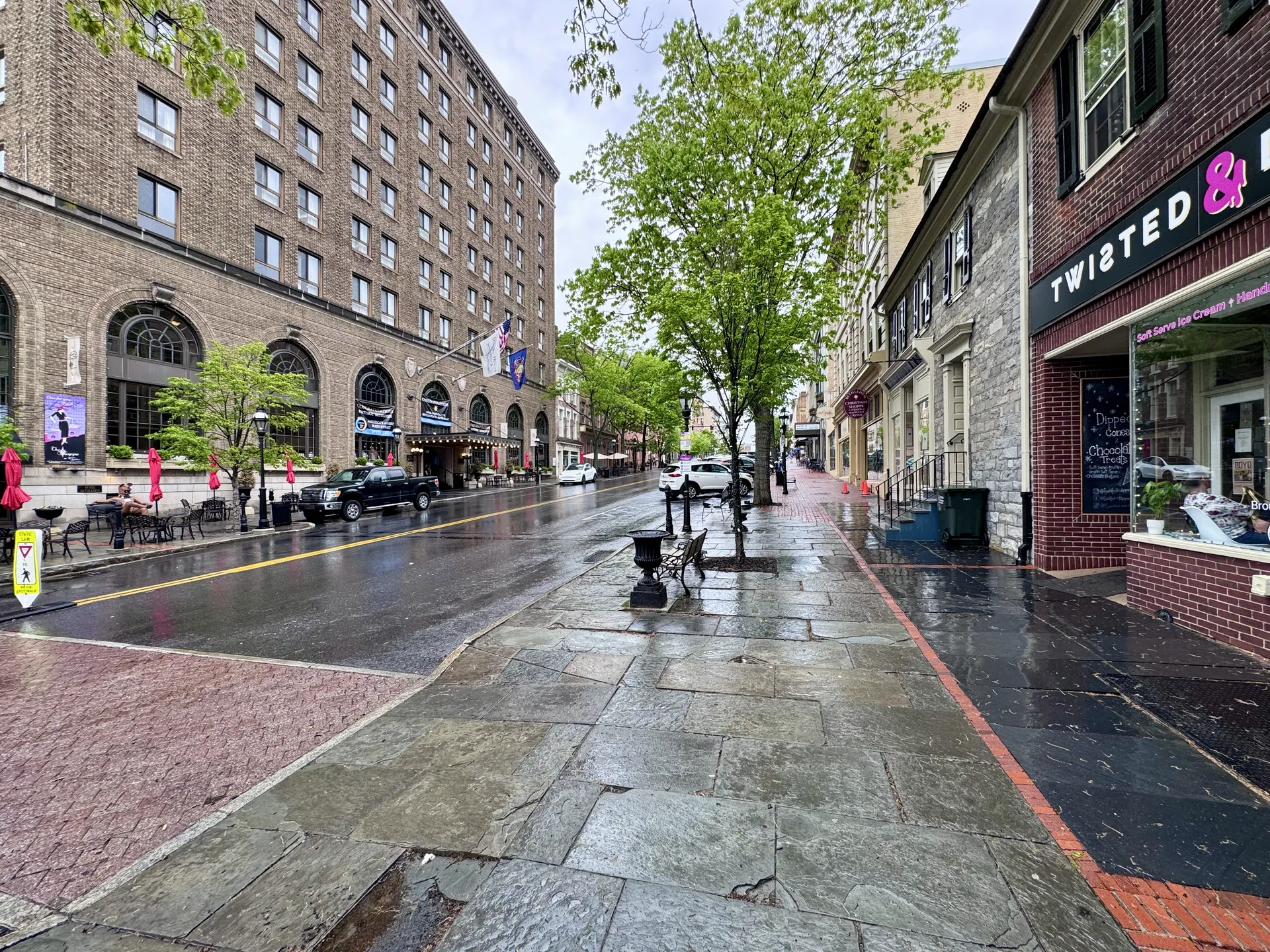 city council aims to address crumbling sidewalks and beautify main street