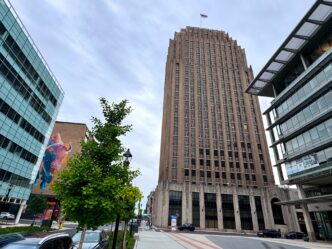 old ppl office building in center city allentown pennsylvania may 27 2025