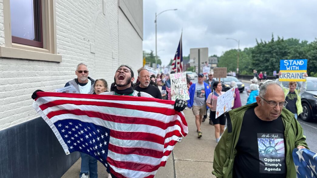 no kings day trump protest rose garden bethlehem pa june 14 2025