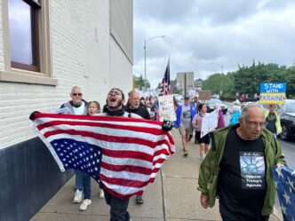no kings day trump protest rose garden bethlehem pa june 14 2025