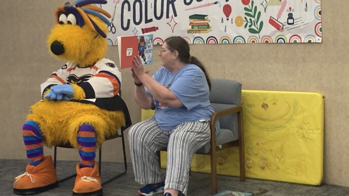MeLVin mascot library reading lehigh valley