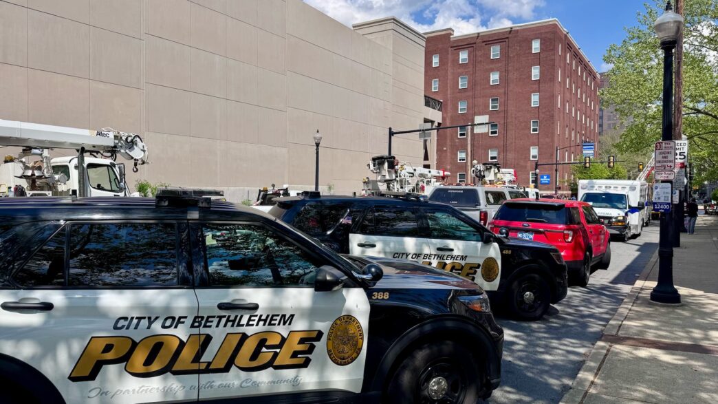 bethlehem police cruisers on southside bethlehem pa