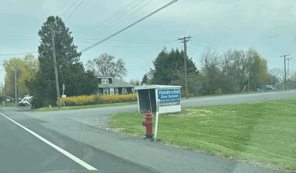 old wooden advertising bus shelters scattered around the lehigh valley