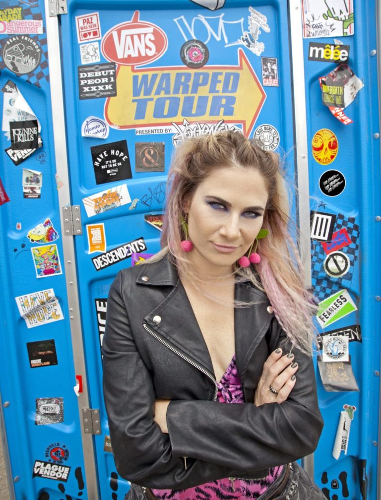 shira yevin gritty in pink ceo headshot vans warped tour