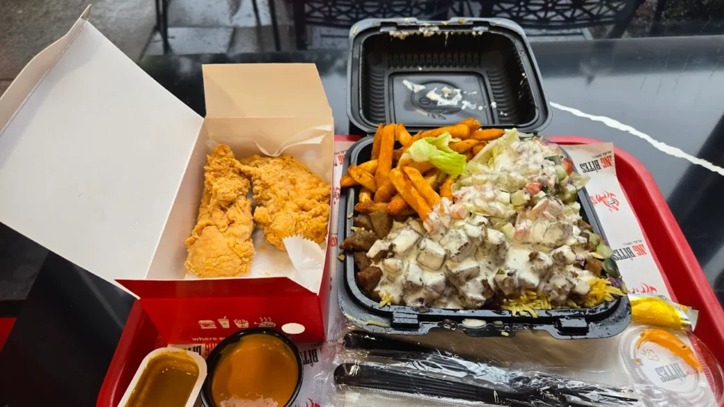 sizzling bites halal food spread pic