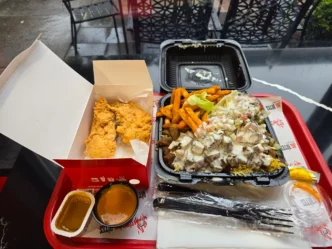 sizzling bites halal food spread pic