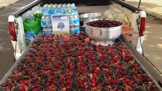 veggies on the move children summer food program city of allentown
