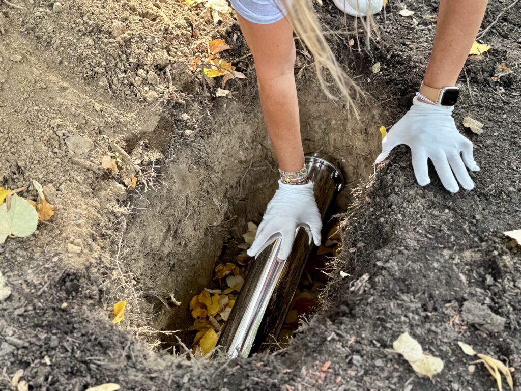 burial of moravian unesco time capsule bethlehem pa city hall
