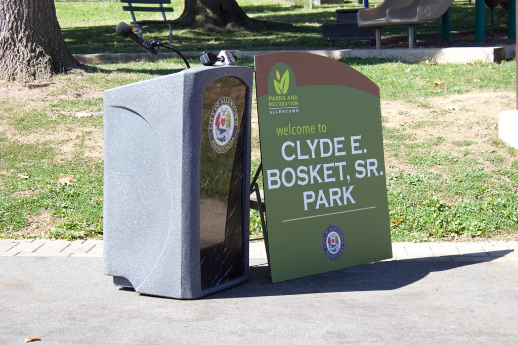 clyde e bosket sr park renaming velania allentown pa