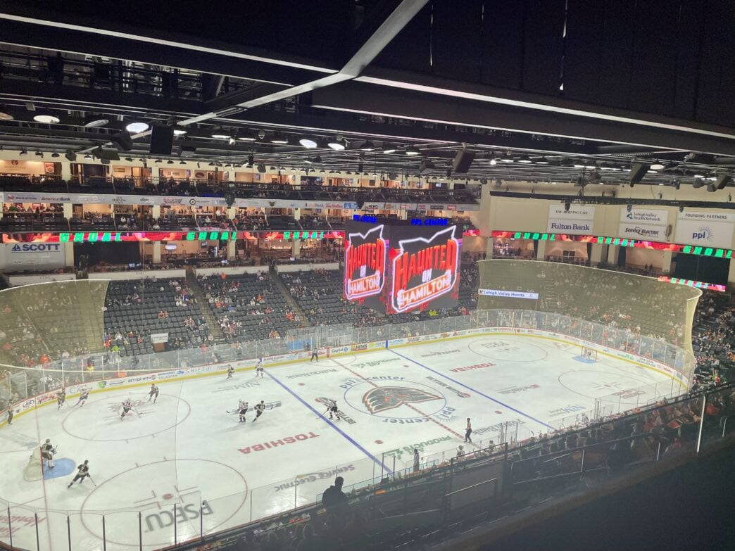 haunted on hamilton phantoms hockey ppl center allentown